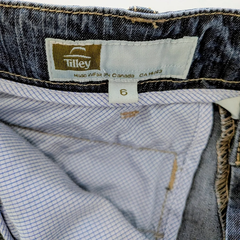 Tilley Women’s Denim Pants – Size 6 – Made in Canada – Tencel Blend #184 - Picture 6 of 11
